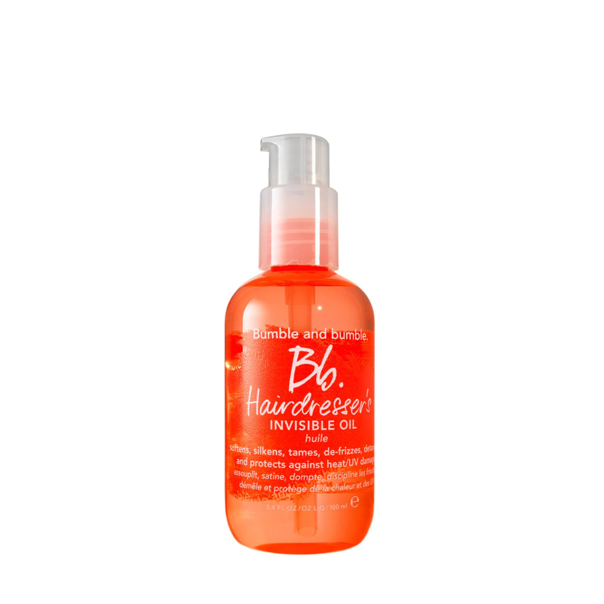 Bumble and bumble front packaging showing bottle and branding for easy identification