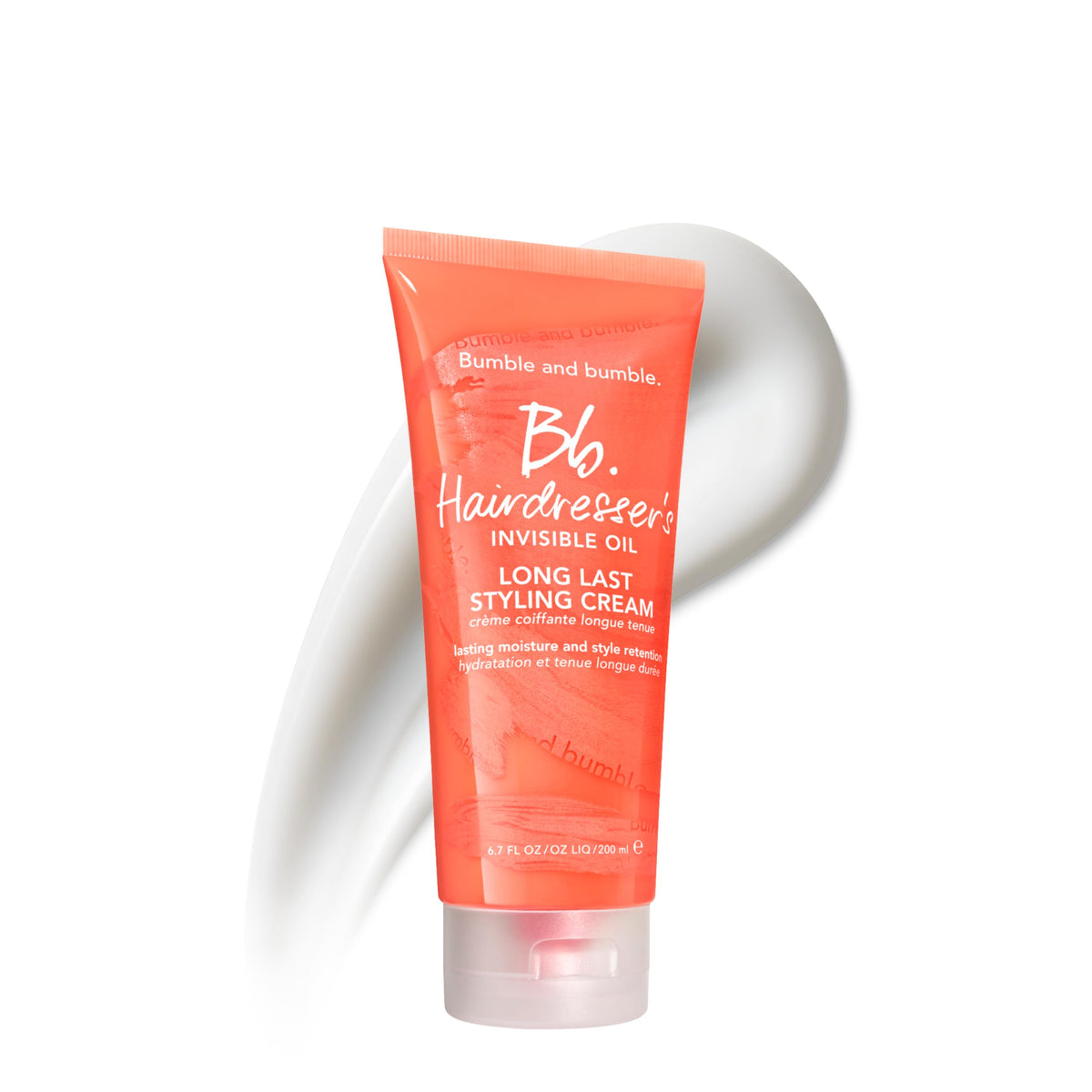 Bumble and bumble front packaging showing tube and brand, clear product appeal