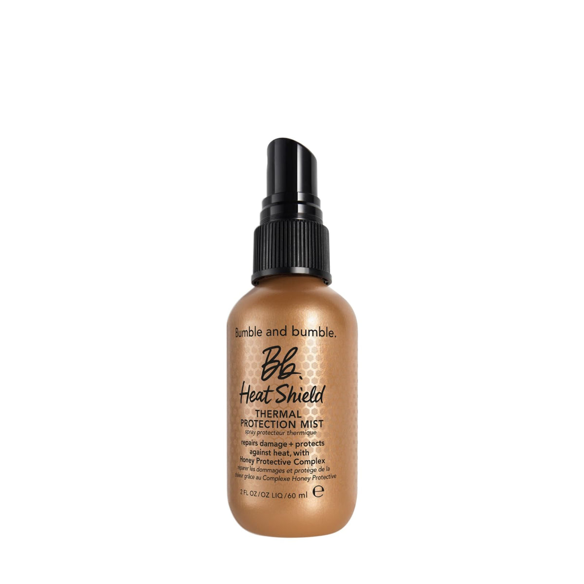 Bumble and bumble front packaging shows compact travel protection