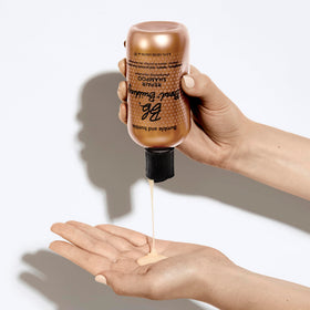 bumble and bumble in-shower use demonstrating repair routine benefit