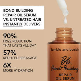 Bumble and bumble ingredient complex close-up highlighting bond-building benefit