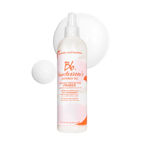 Bumble and bumble front bottle view showing product and volume, highlighting versatility