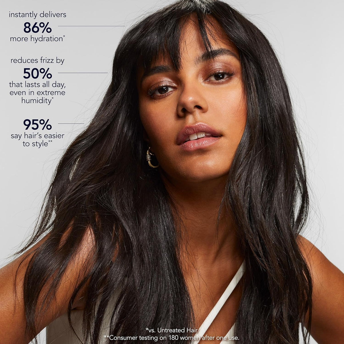 Bumble and bumble spray nozzle close-up demonstrating easy, even application benefit