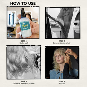 Bumble and bumble lifestyle shot of beach breeze giving natural tousled movement