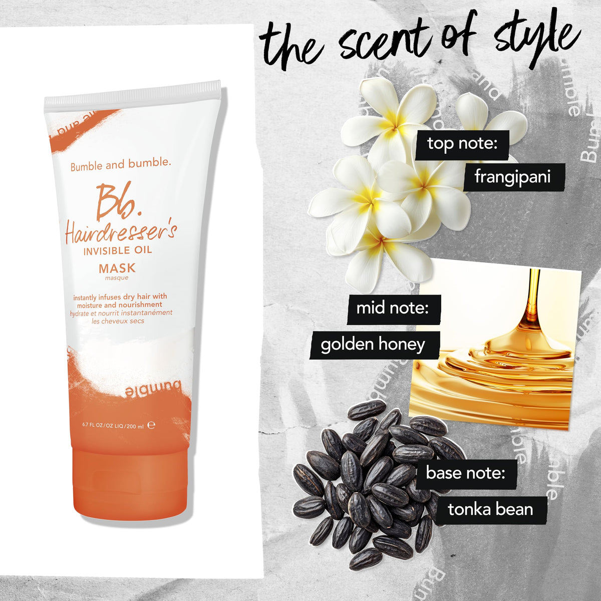 Bumble and bumble jar on bathroom shelf in routine setting for weekly use