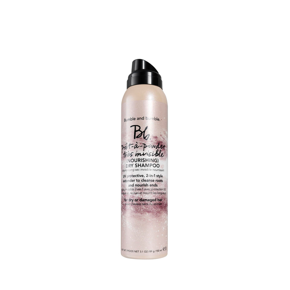 Bumble and bumble front packaging showing product and benefits