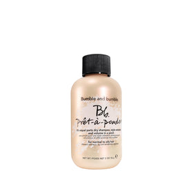 Bumble and bumble front packaging showing compact dry shampoo for quick refresh