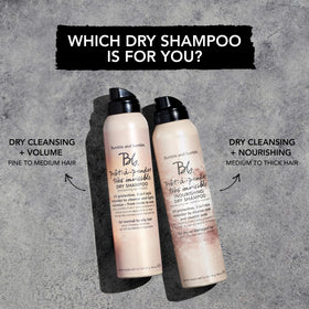 Bumble and bumble being sprayed at roots delivering instant lift and freshness