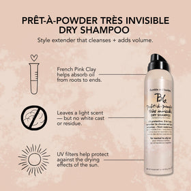 Bumble and bumble clay texture close-up highlighting gentle oil absorption
