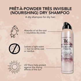Bumble and bumble mist texture demo highlighting oil absorption