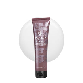 Bumble and bumble front packaging showing product and benefit of heat protection