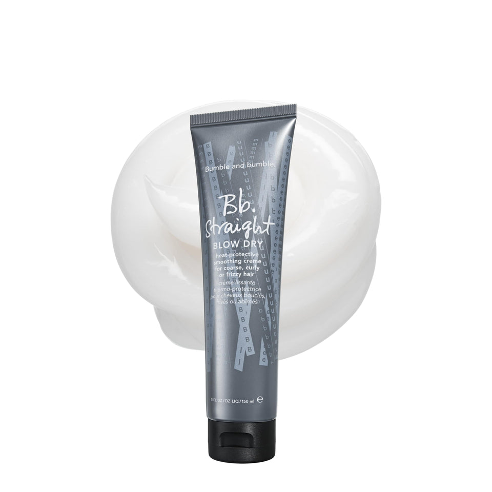 bumble and bumble front packaging shot showing bottle and label, highlights protective styling