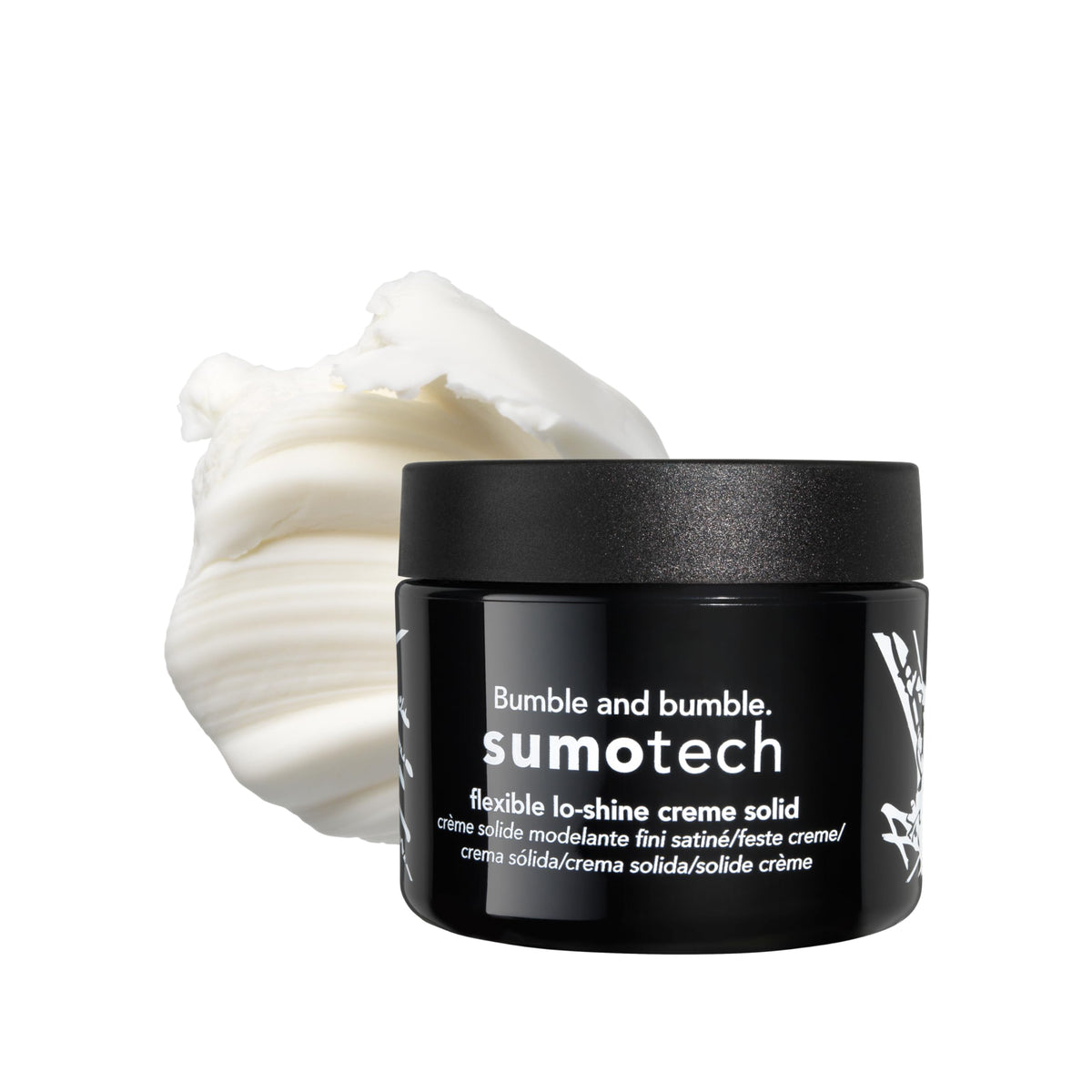 Bumble and bumble front packaging showing compact cream-solid and brand