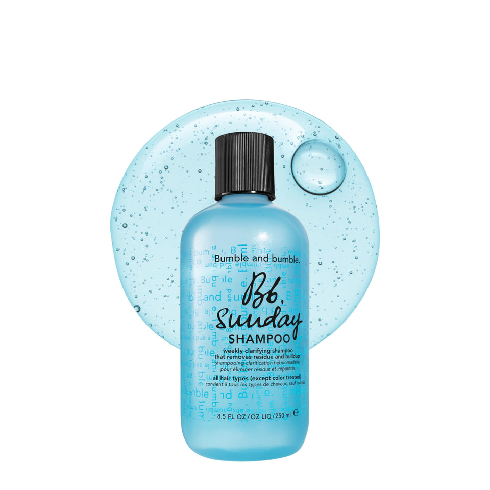 Bumble and bumble front packaging showing product and volume benefit