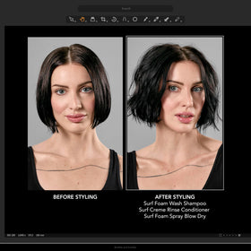 Bumble and bumble cap and pump detail for easy controlled dispensing benefit