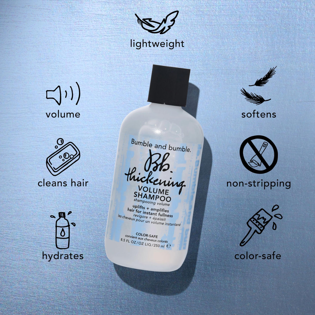 Bumble and bumble conditioner cream texture plumps strands without weight