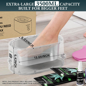BUMPLYBEE wax texture closeup highlighting smooth paraffin for softening skin