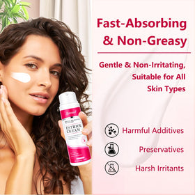 BUNUSS applied to neck area demonstrating gentle use on delicate skin