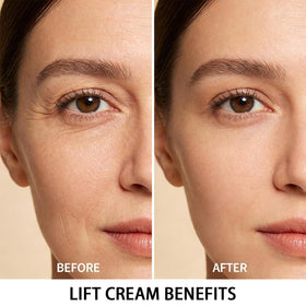 Bupposes close-up of cream texture highlighting smooth, fast-absorbing finish