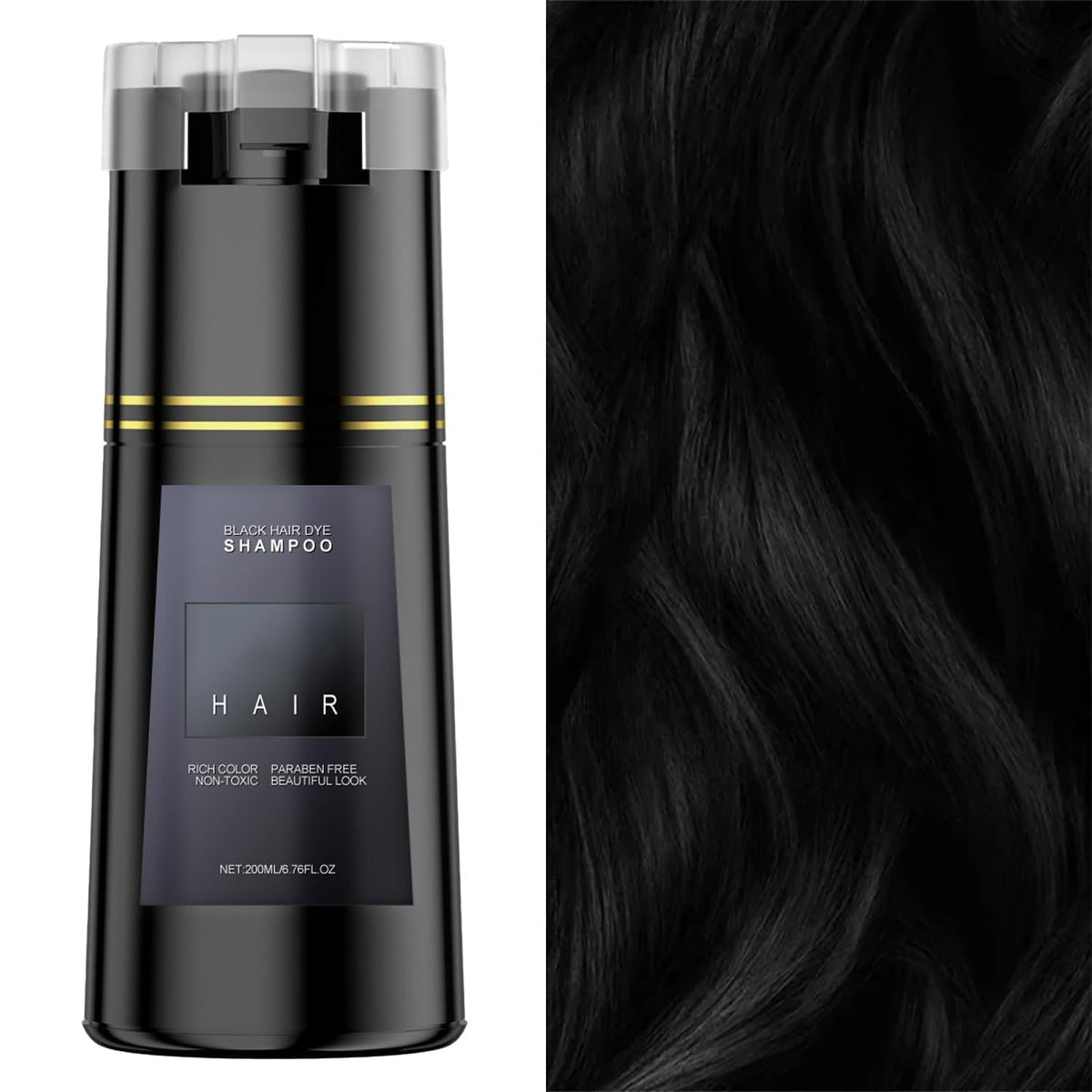 Bupposes shampoo texture close-up highlighting creamy formula and gentle conditioning