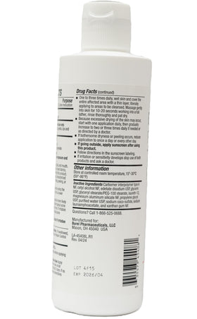 Burelpharma being applied to cheek during skincare routine for targeted breakout care