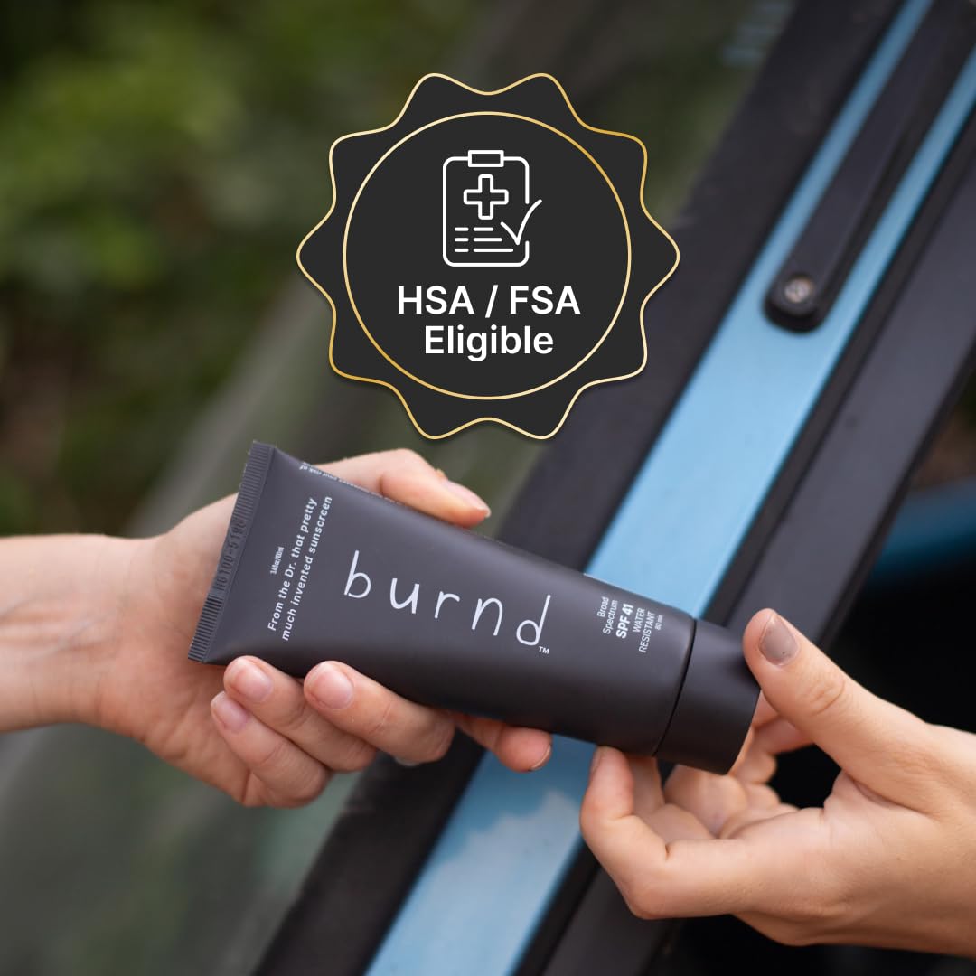 burnd sunscreen inside travel pouch for on-the-go reapplication