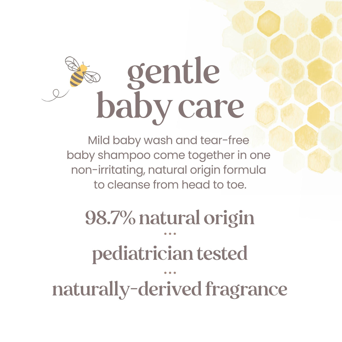 Burt's Bees bottle placed by baby tub illustrating bedtime routine benefit