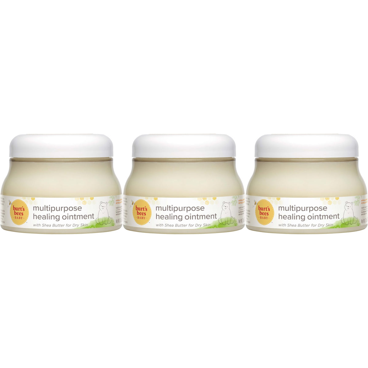 Burt's Bees front packaging showing natural baby ointment benefits