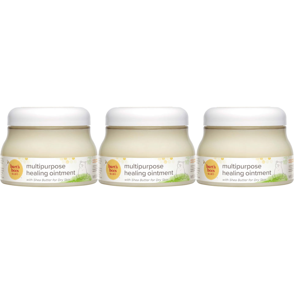 Burt's Bees front packaging showing natural baby ointment benefits