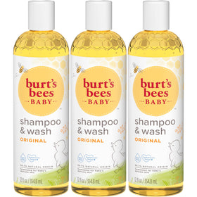 Burt's Bees front packaging showing original baby wash, clear product ID and benefit
