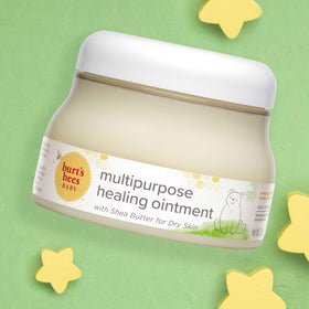 Burt's Bees small tub in travel bag showing on-the-go protection