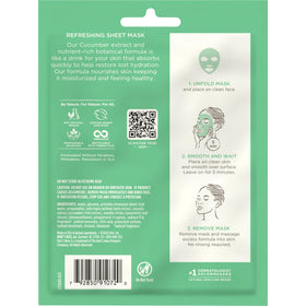 Burt's Bees sheet mask on a bathroom counter staged for a relaxing routine benefit