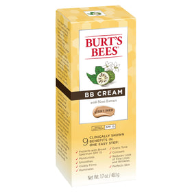 Burt's Bees tube on bathroom counter suggesting easy morning-routine benefit