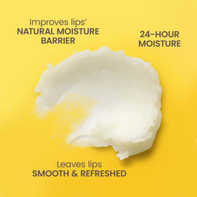 Burt's Bees Beeswax tube close-up showing label and refreshing peppermint benefit