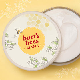 Burt's Bees jar on bathroom shelf suggesting daily skincare routine convenience
