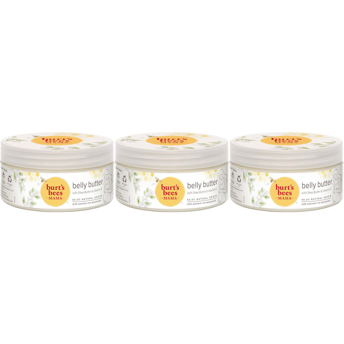 Burt's Bees front jar shot showing product and branding for easy identification