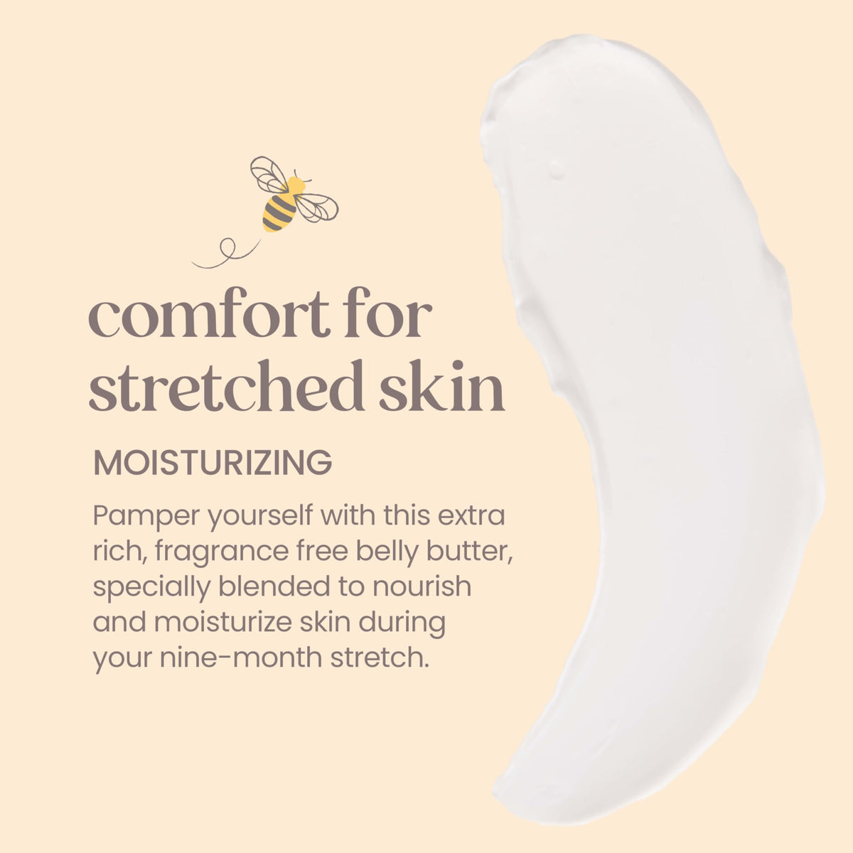 Burt's Bees scattered cocoa and jojoba butters representing natural ingredients