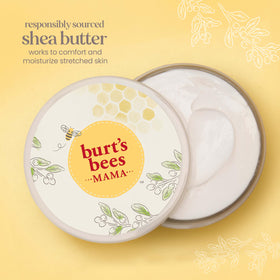 Burt's Bees open jar texture close-up highlighting creamy shea-rich consistency