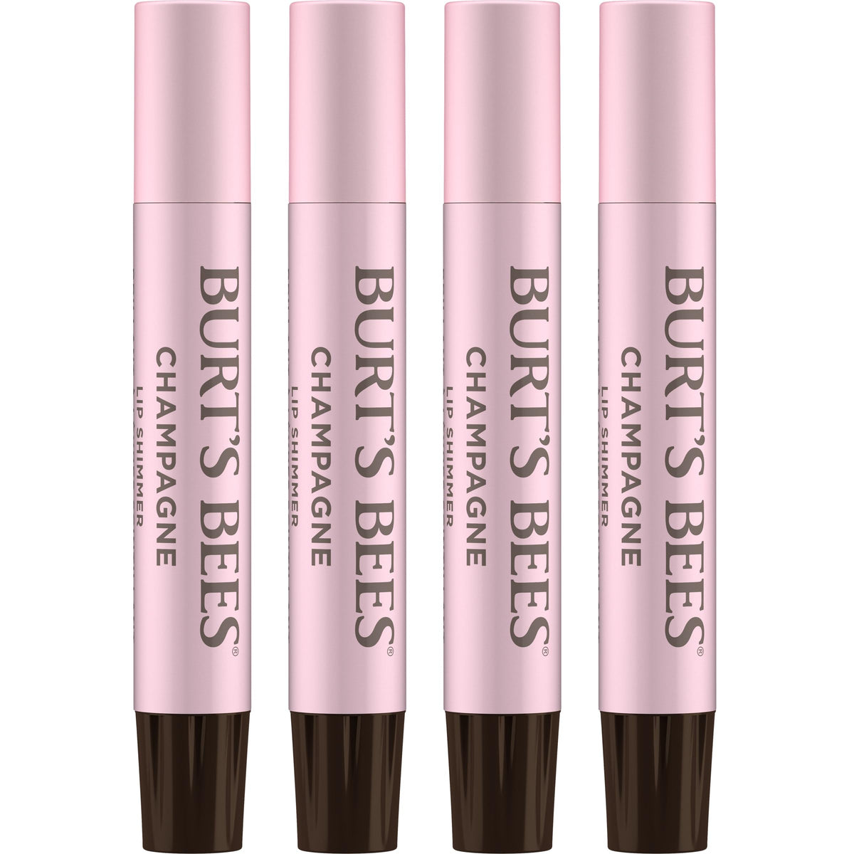Burt's Bees front packaging showing Champagne shimmer and gift-ready design