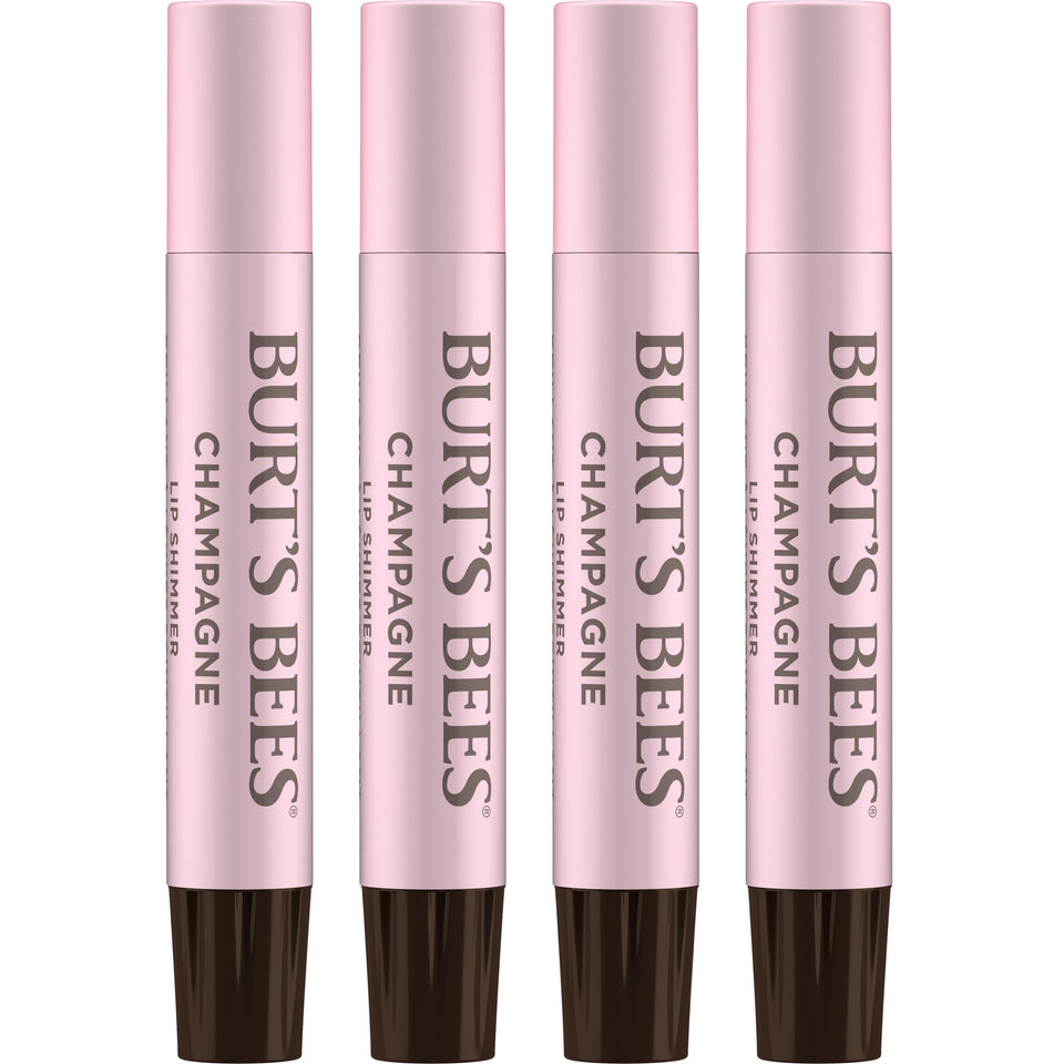 Burt's Bees front packaging showing Champagne shimmer and gift-ready design
