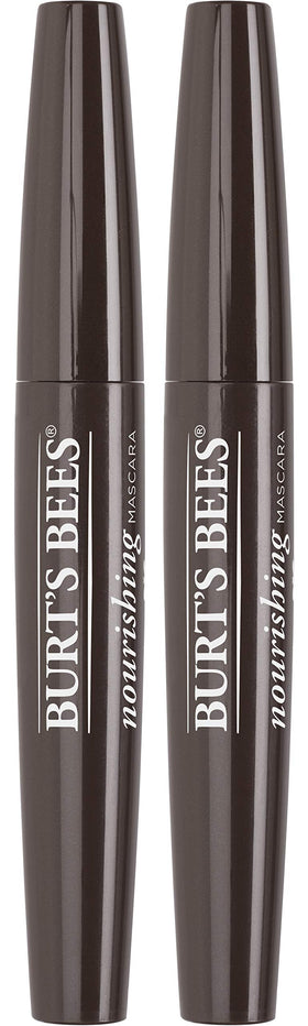 Burt's Bees front packaging showing Classic Black mascara and benefits