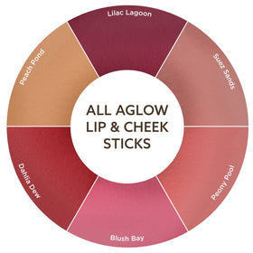 Burt's Bees lifestyle image in handbag showing quick touch-up convenience