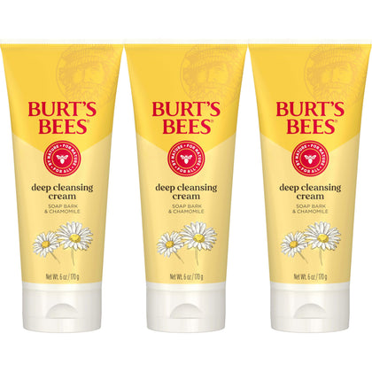 Burt's Bees front packaging showing cleanser and benefits