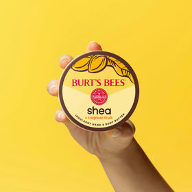 Burt's Bees elbow before and after showing improved skin texture