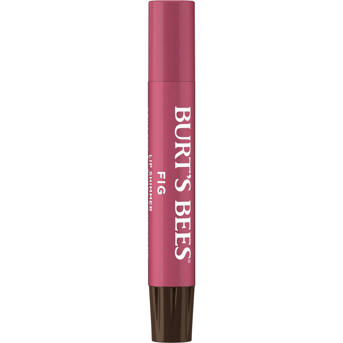 Burt's Bees close-up of fig stick texture showing creamy moisturizing finish