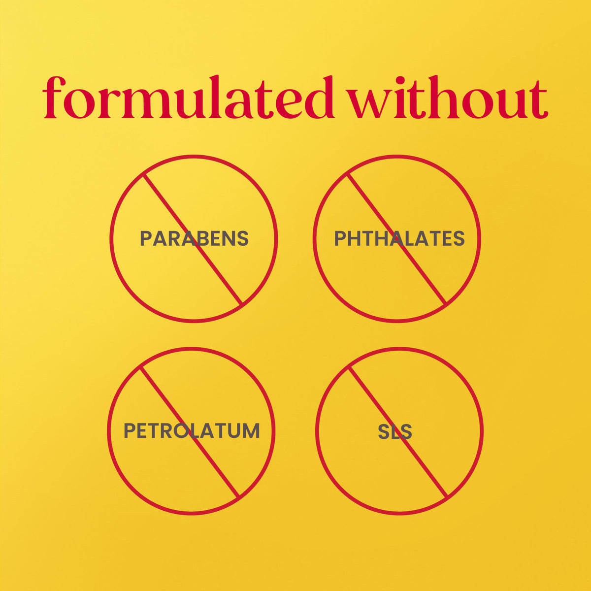 Burt's Bees back label showing formulation and certification benefit