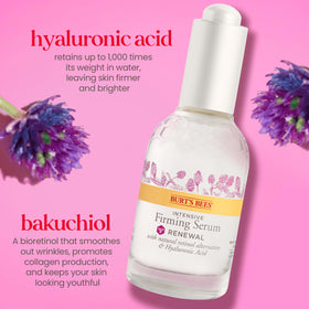 Burt's Bees close-up of serum texture showing lightweight hydration benefit