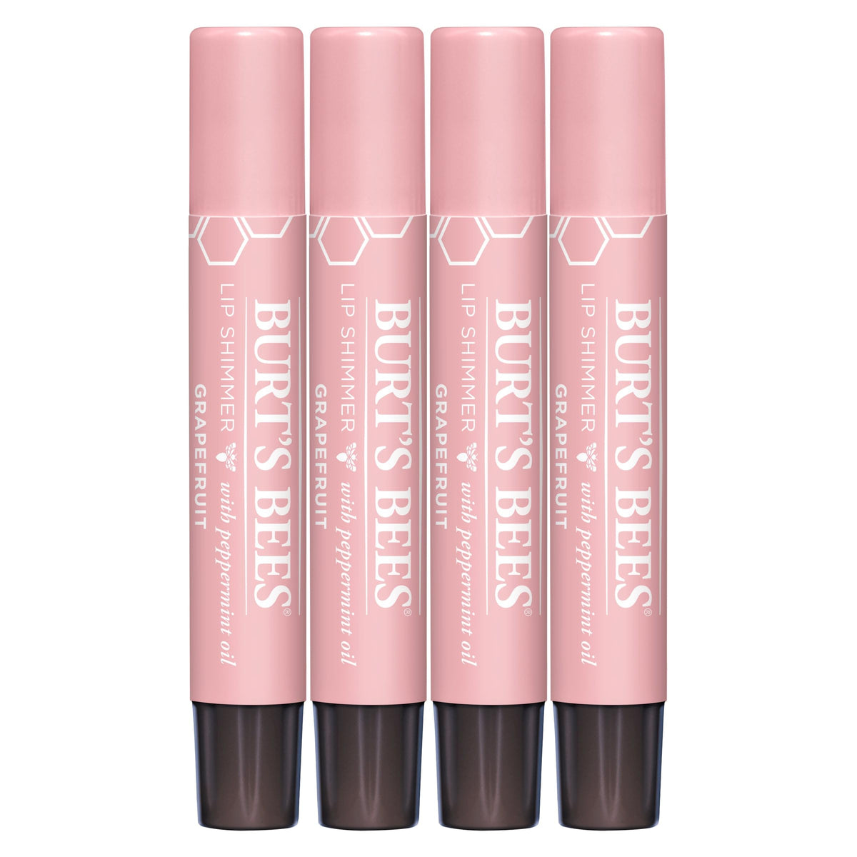 Burt's Bees front packaging 4-pack grapefruit, perfect gift presentation
