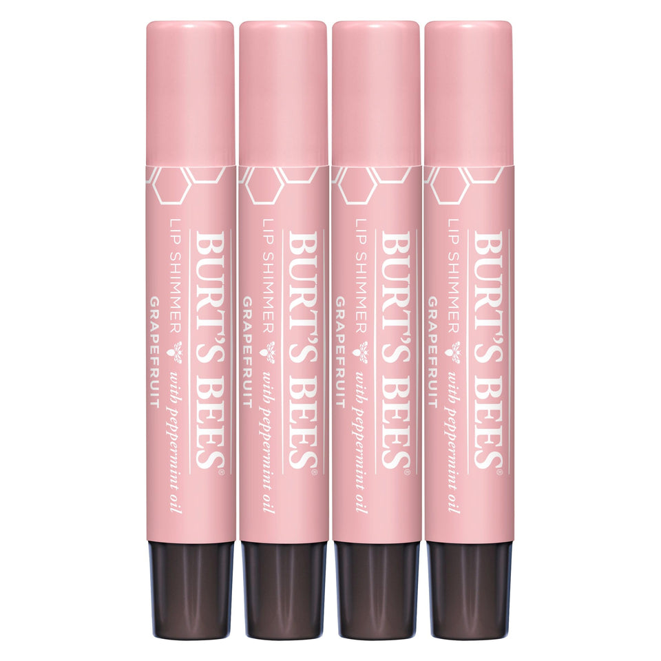 Burt's Bees front packaging 4-pack grapefruit, perfect gift presentation