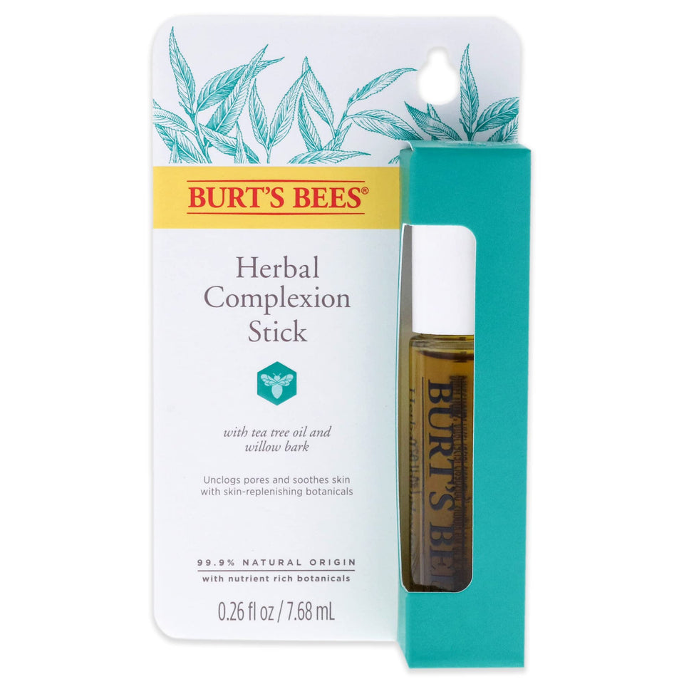 Burt's Bees front packaging showing herbal blemish stick for clear skin
